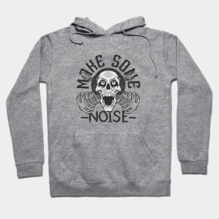 Skull With Headphone Noise Hoodie